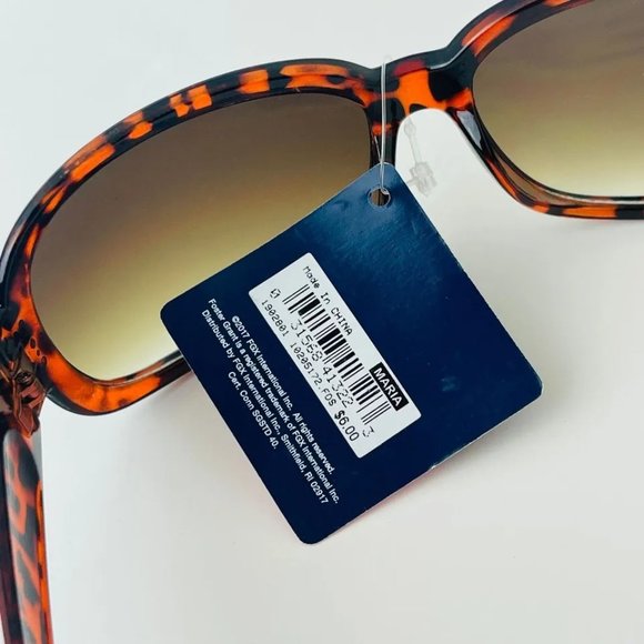 SG00723 Fashion Sunglasses For Women Wrap, 100% UVA/UVB Protection, Brown Maria, - Picture 4 of 7